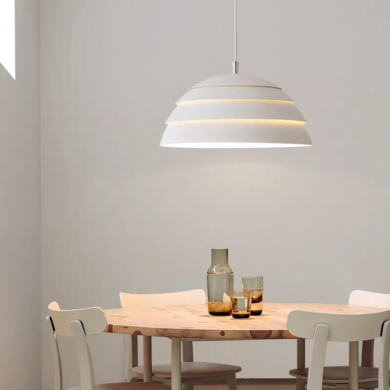 Cream Cloud Ladder Pendant Light Nordic Designer High Quality Home Decor for Living Room Bedroom Restaurant Warm Lamp