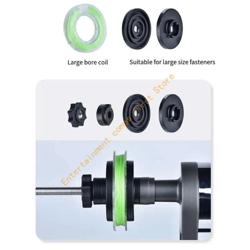 

55KD Portables Fishing Line Spooling Tool Antirust Solid Line Winders Fishing Tool