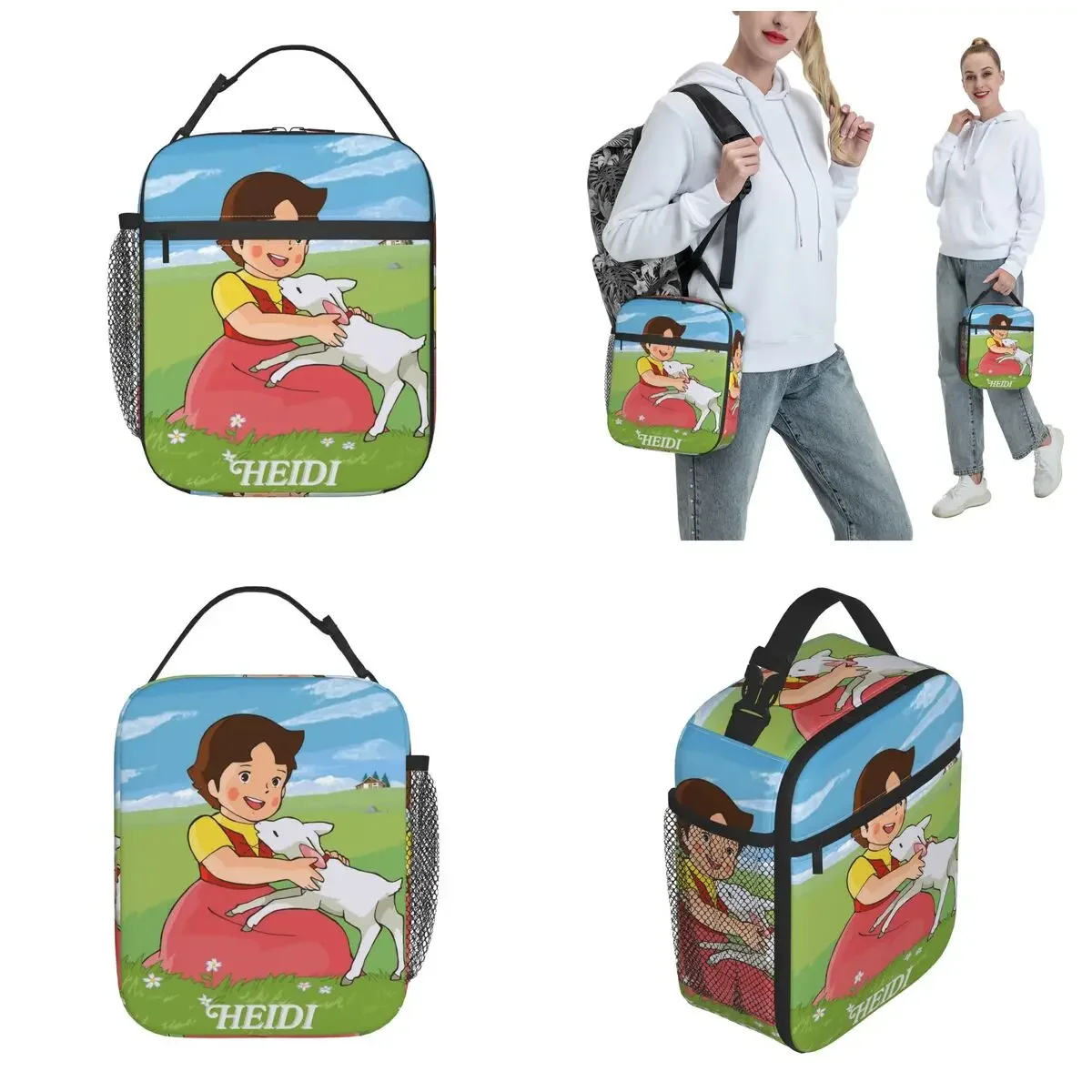 Lunch Box Heidi The Girl Of The Alps Accessories Funny Lunch Container Ins Style Thermal Cooler Bento Box For School