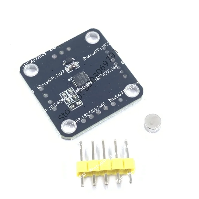 MT6701QT magnetic encoder module, magnetic induction Angle measurement sensor module, 4 communication interface