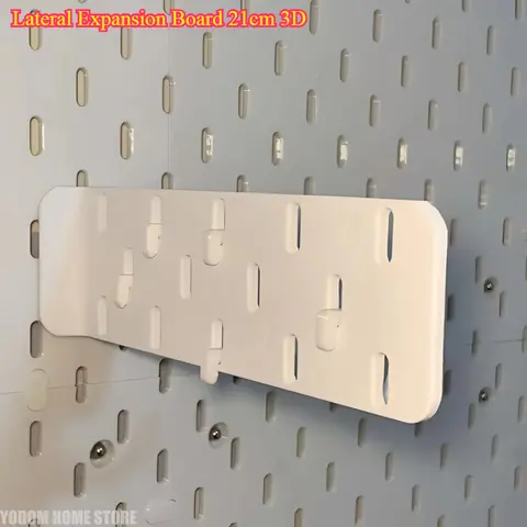 Lateral Expansion Board 21cm 3D - Printed Organizer Accessory for IKEA SKADIS Not Include