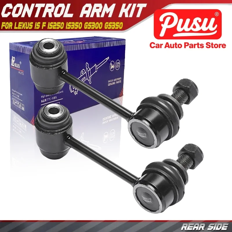 

PUSU 2PCS Rear Sway Bar Link for Lexus IS F IS250 IS350 GS300 GS350 GS430 GS450h GS460 4883030090, 1016043, MS86836 48830-30090