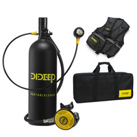 DIDEEP X5000 Pro 2L diving tank, oxygen tank, underwater diving suit, diving vest, handbag