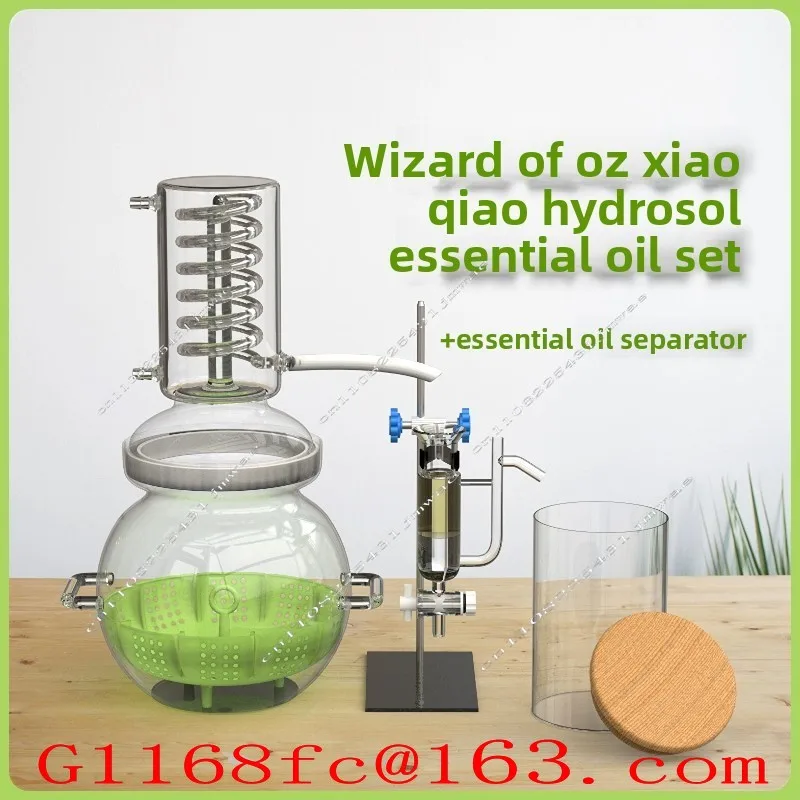 Glass Essential Oil Extractor Small Household Hydrosol Distiller Handmade Perfume Distillation Equipment