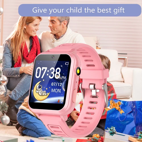 Imagen 2 del producto Reloj de pulsera para niños, 24 juegos, reloj inteligente para niños, reproducción de música, podómetro, rastreador, pantalla de tiempo, vídeo, grabación de Audio, antorcha, reloj inteligente
