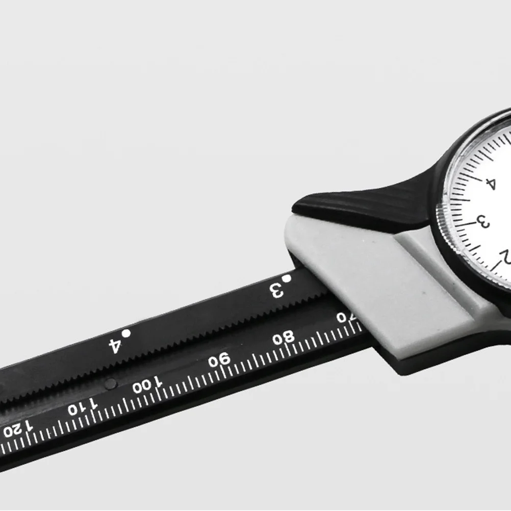 

Shockproof Table Caliper Plastic Dial Caliper 0-150mm Accurate Measuring Tool Depth Step Locking Screw