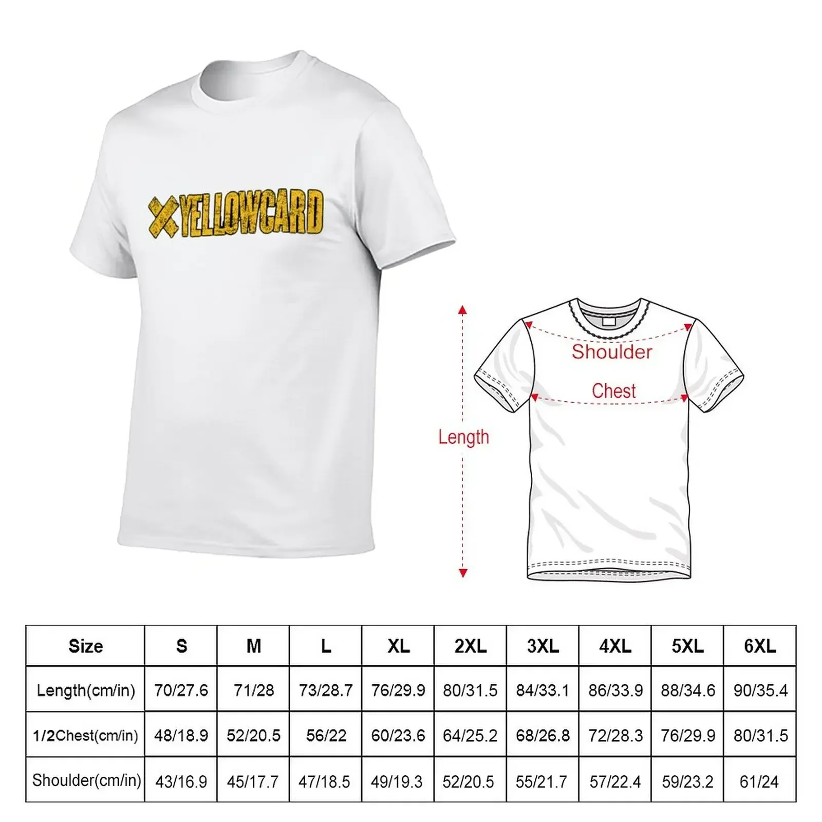 Yellowcard T-Shirt sports fans hippie clothes oversized t shirt men