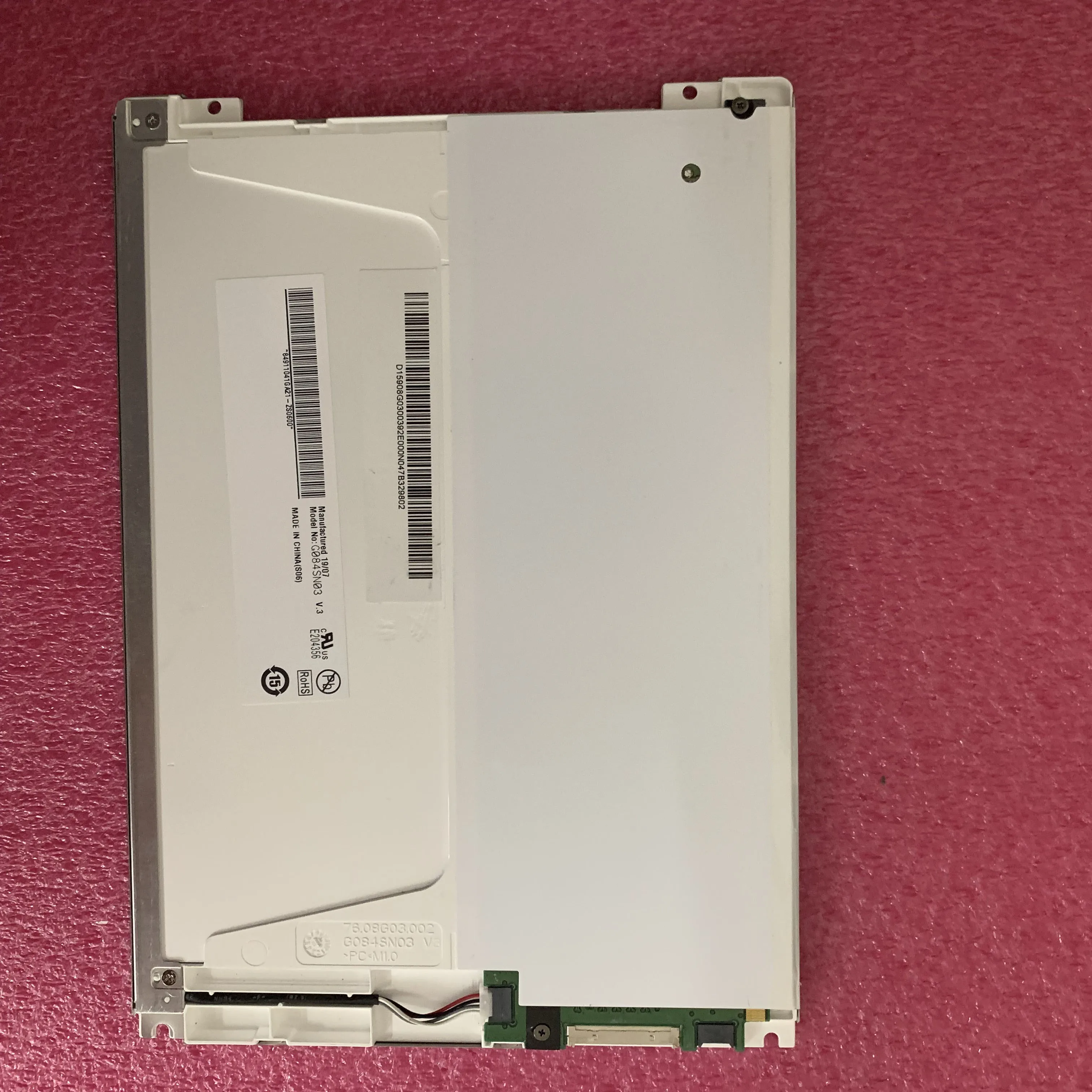 8.4-inch LCD screen G084SN03 V0, G084SN03 V1,G084SN03 V3，800*600, 180 days warranty