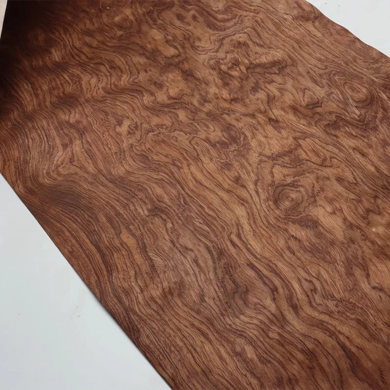 Natural Rosewood Veneer with Ghost Face Grain for Furniture Wall Paneling & Speaker Decoration | Thin Cut, Real Wood Texture image 3