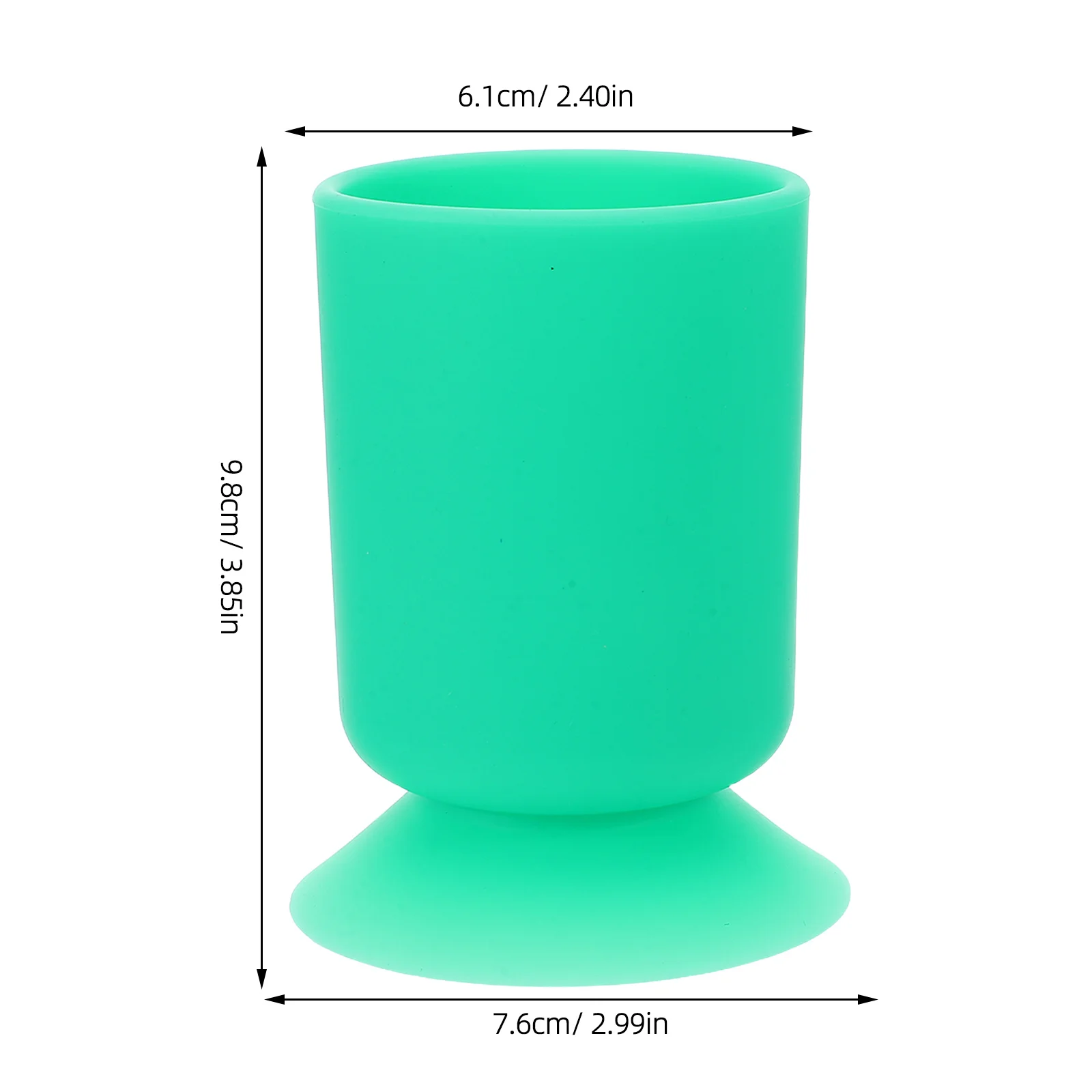 Portalápices con ventosa de silicona, organizador de escritorio para bolígrafos, lápices, cepillos, tijeras, contenedor de brochas de maquillaje, tarro de almacenamiento