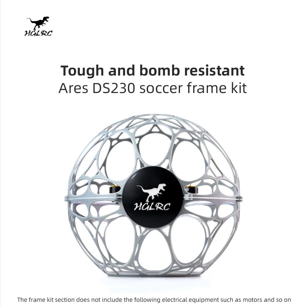 HGLRC Ares DS230 Drone Soccer Frame Suitable DS230 Series For RC FPV Quadcopter Racing Freestyle Education Child Toys Gift Parts