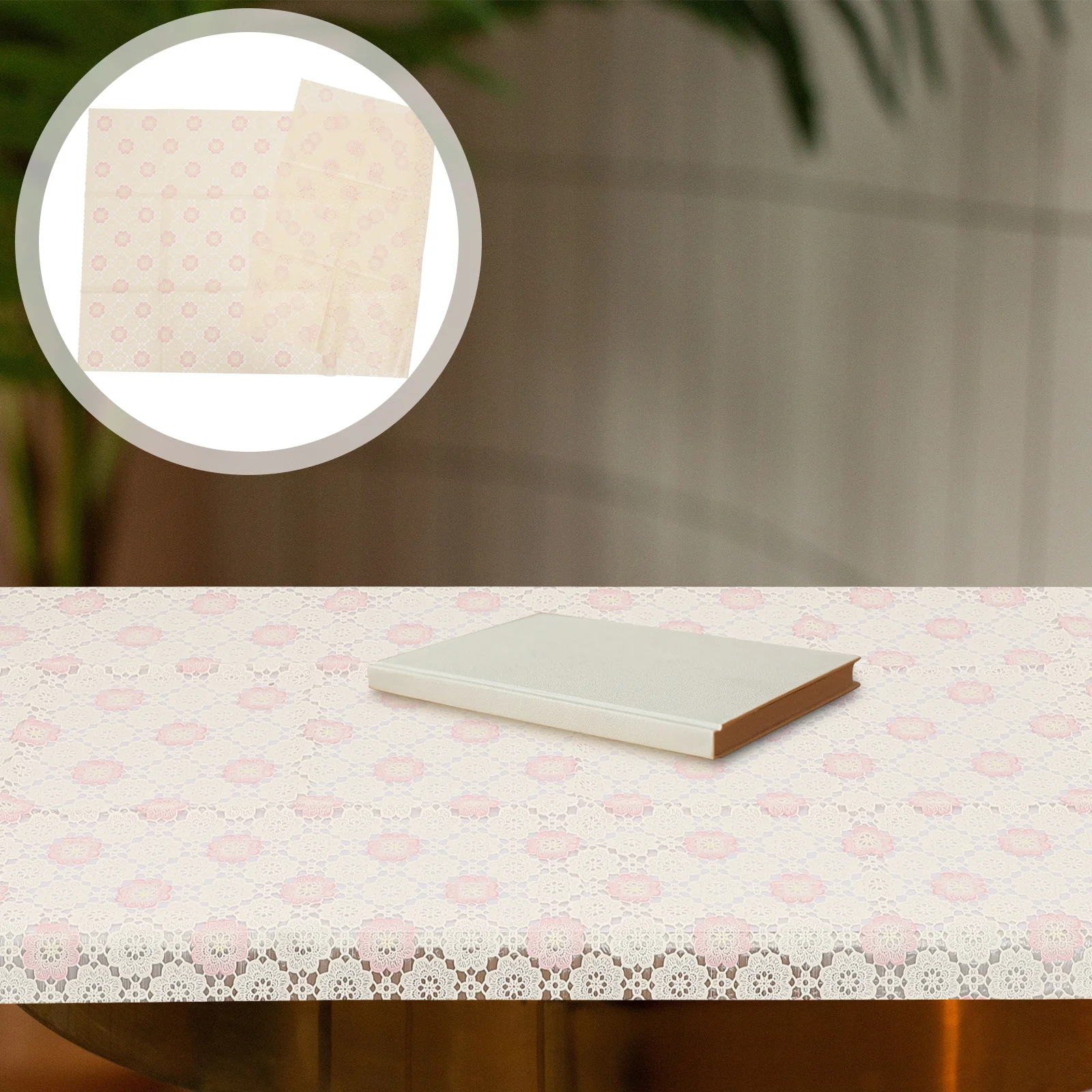 

Waterproof Tablecloth 70x136cm PVC Oil-proof Heat-resistant Stain-resistant Table Cover Greaseproof Dining Room Decorative