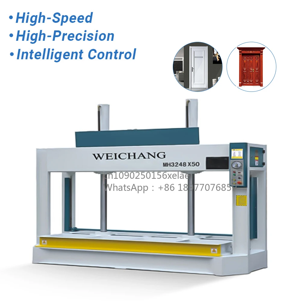 KINGISO 1800mm Stroke Customization Hydraulic Cold Press For Wooden Door Furniture Wood Press Machine