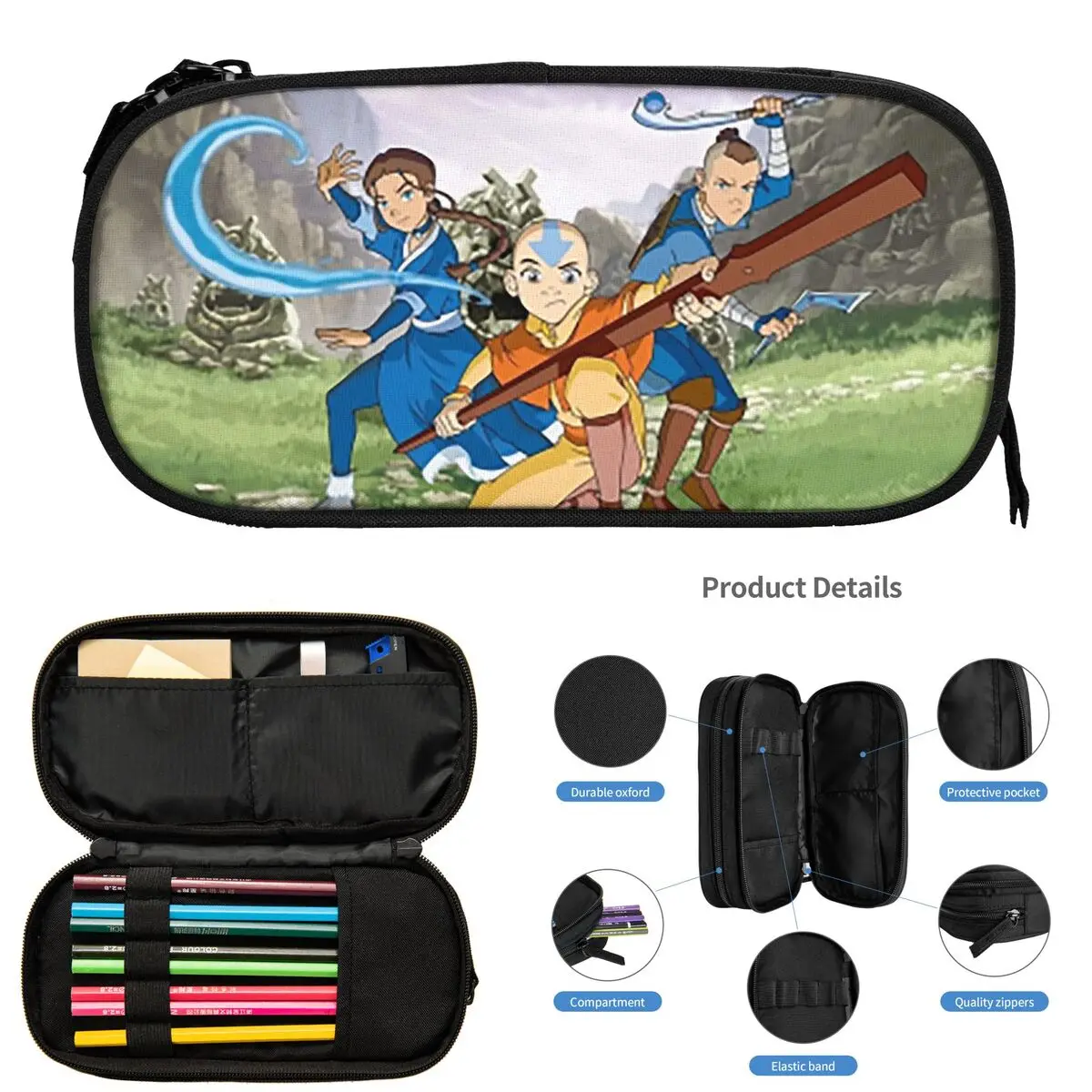 Последняя команда Paintbender Avatar Ultimate пеналы для студентов подарки коробка для ручек пенал пенал держатель для ручек