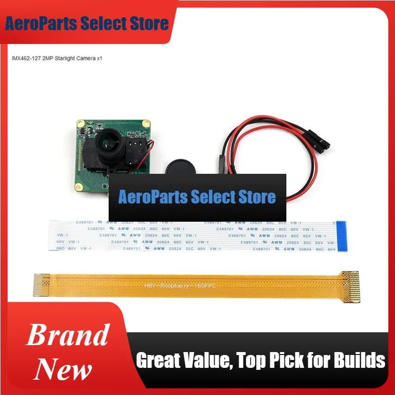 AeroPartsA97I-IMX462-127 2MP Starlight Camera With IR-CUT Onboard ISP Condition For Raspberry Pi Jetson Nano For Low Light Appli