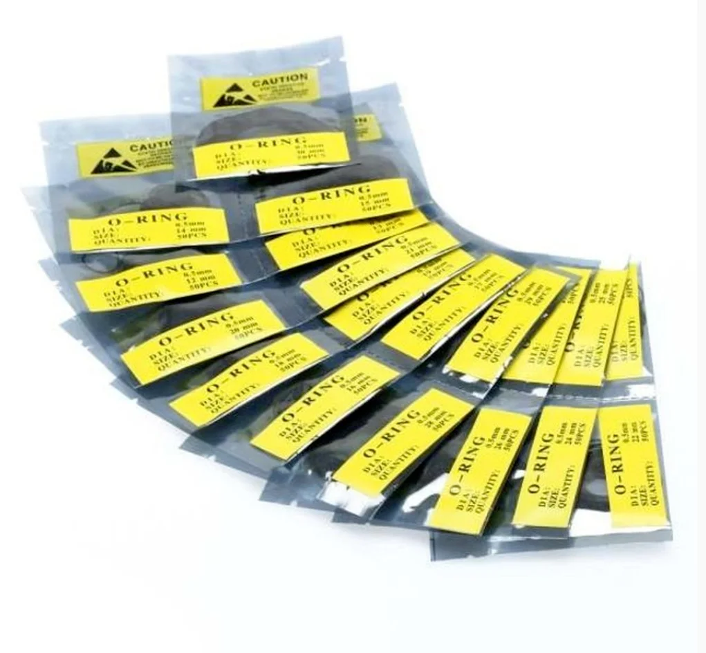 โอริงซีลนาฬิกากันน้ำ0.5มม./0.6มม./0.7มม. 950ชิ้นปะเก็นเครื่องมือซ่อมนาฬิกาข้อมืออุปกรณ์เสริมสำหรับช่างนาฬิกา