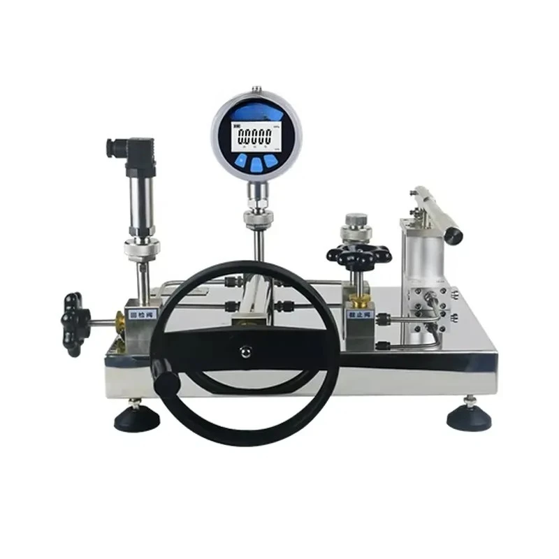 New Model Desk-top Hydraulic Piston Pressure Calibrator Dead Weight Tester, Pressure Gauge