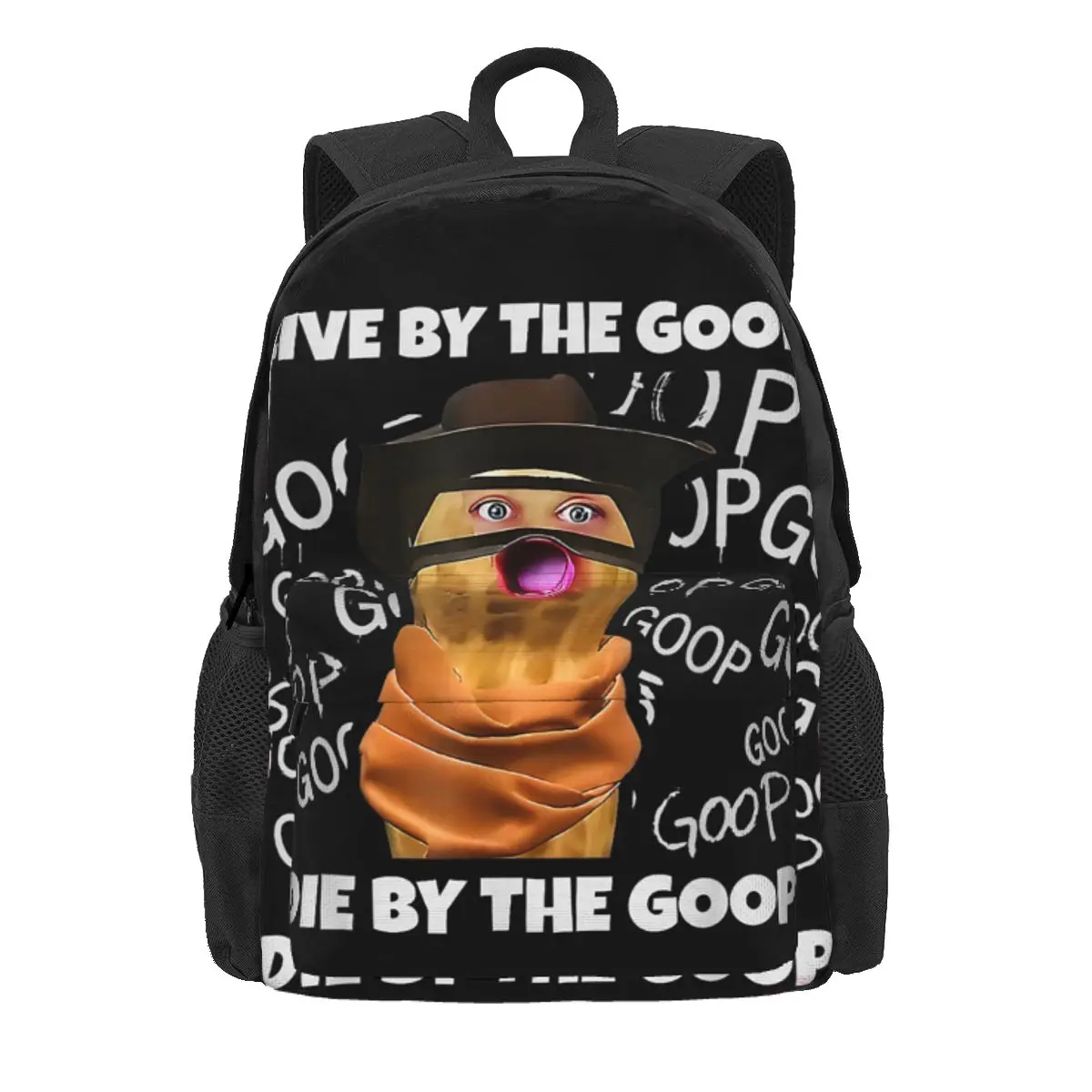 

The Burnt Peanut Bungulator Goop Goop Backpack Daypack Large Capacity Boys Girls BookBag School Bag Shoulder Bags for Men Women