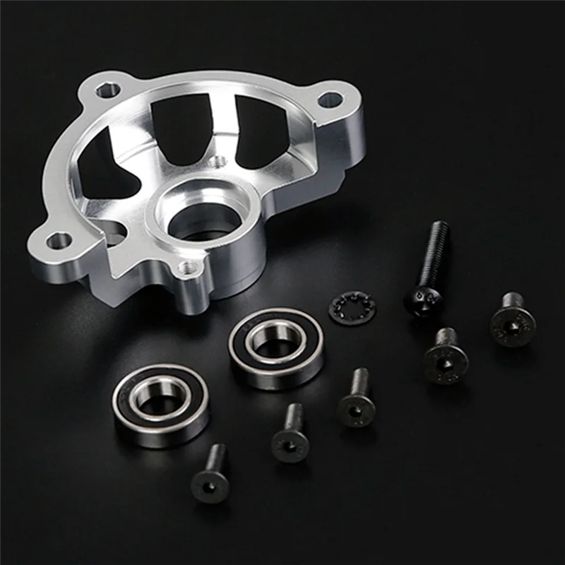 CNC Metal Clutch Tripod Metal Clutch Bell Mount for Rc Car 1/5 HPI ROFUN BAHA KM Rovan Baja 5B 5T 5Sc Toys Parts,Silver