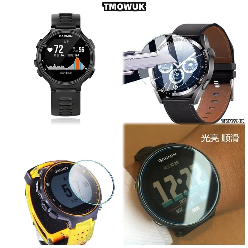 For Garmin Forerunner 645 735 745 935 945 955 965 970 Fenix 7 7S 7X Pro Tempered Anti - Scratch Ultra - Thin Screen