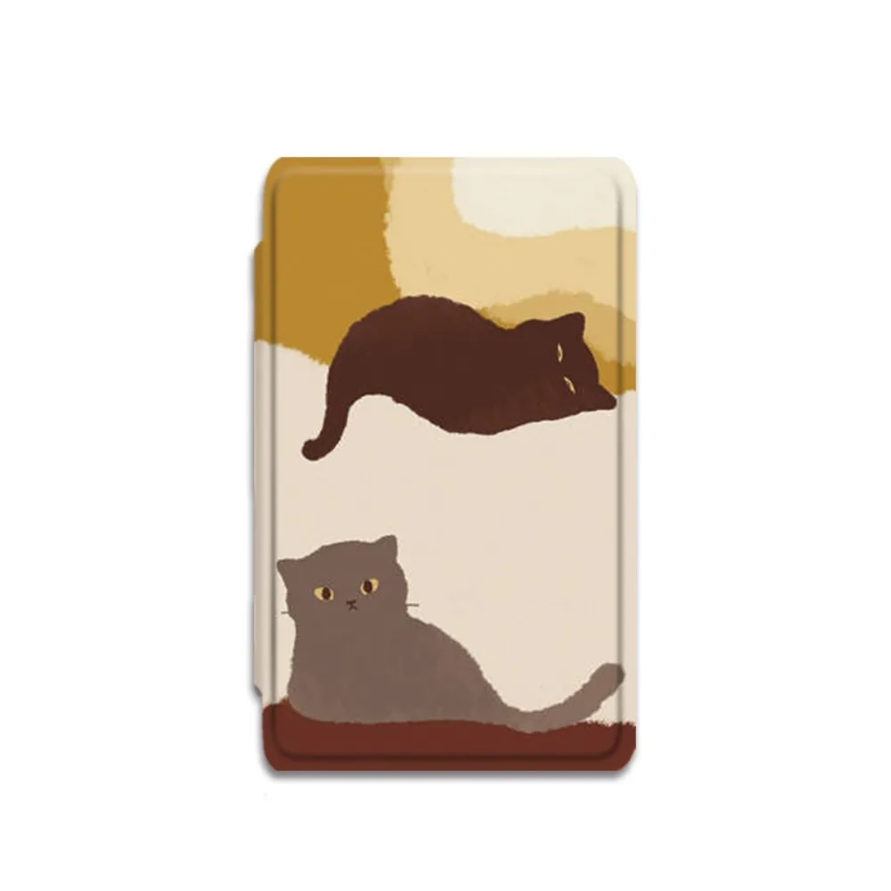 Premium Cute Cat Kitty Magnetic Case Aesthetic Anti-fall Protective Cover Colorful Anti Scratch Folio Shell for XTEINK X4/X3