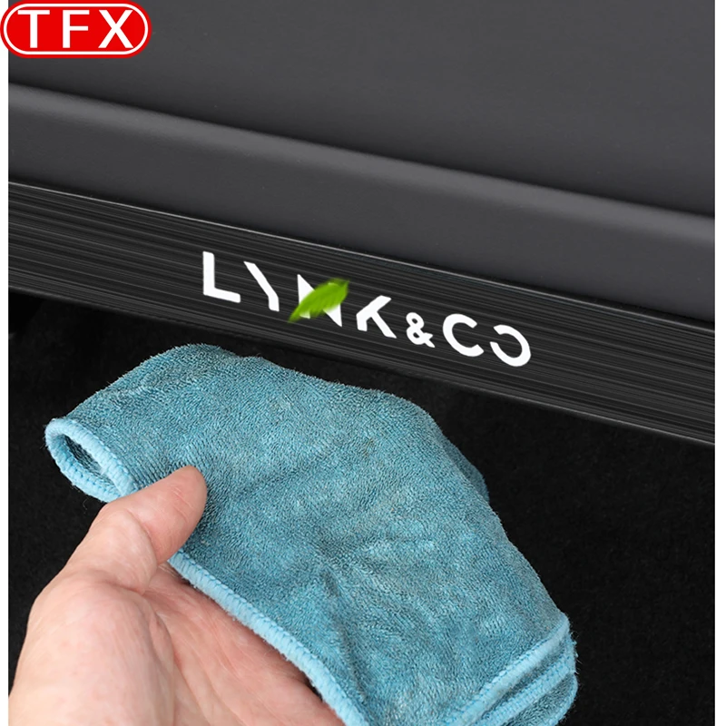 For Lynk & Co 08 EMP 2025 2026 Car Styling Seat Kick Plate Stainless Steel Scratch Pad Auto Interior Modification Accessories