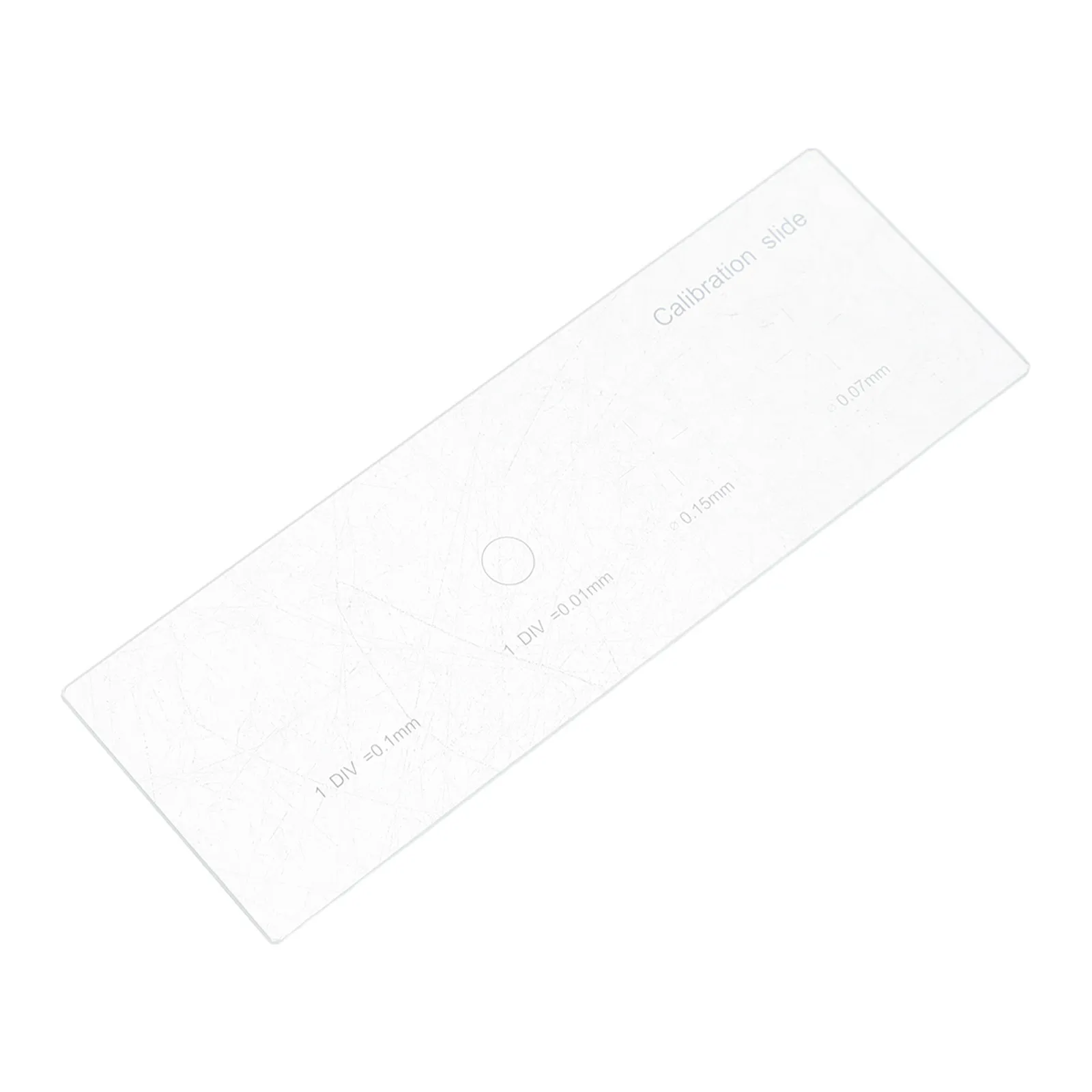 Microscope Stage Micrometer Calibration .01mm 1Mm 100 Divisions Precision Measuring Ruler Scientific Calibration Standard