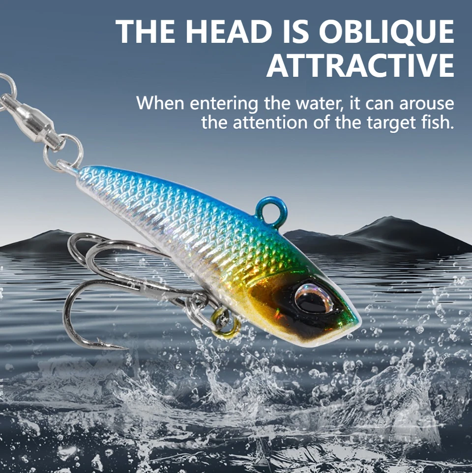 WALK FISH 7g 11g 15g 21g Rotating Tail Vibration Spinner Bait Metal VIB Fishing Lure Sequins Japan Wobbler Trolling Bait Pesca