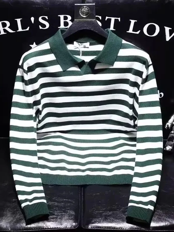 

Мужской свитер премиум-класса с воротником-стойкой, повседневный, модный, комфортный, свободного кроя, молодежный стиль