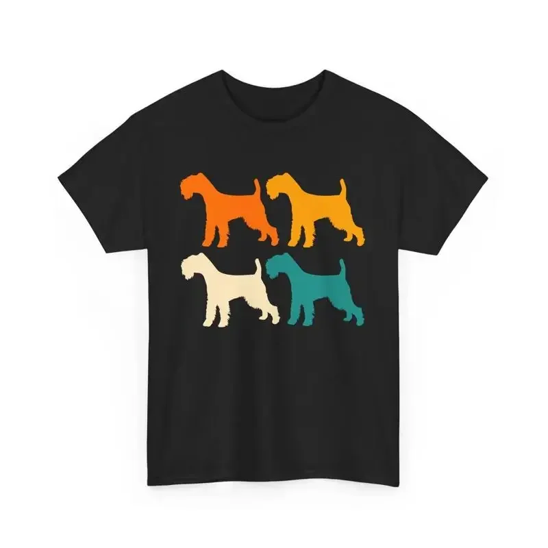 Dog Lover Mom Dad Retro Soft Coated Wheaten Terrier T Shirt
