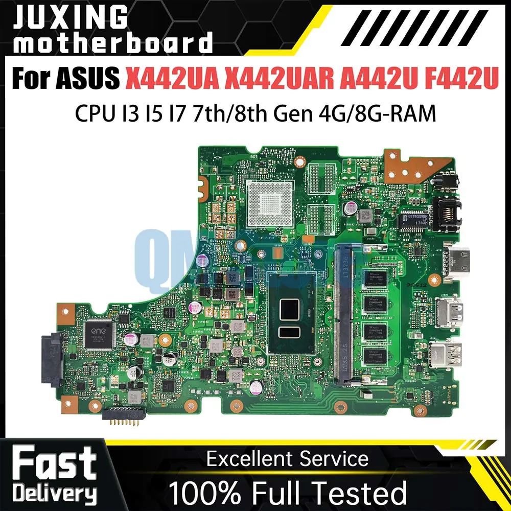 

X442UA Motherboard For Asus X442UQ X442UN A442U X442UF X442UR F442U A480U X442UAR Mainboard i5 CPU 4G RAM