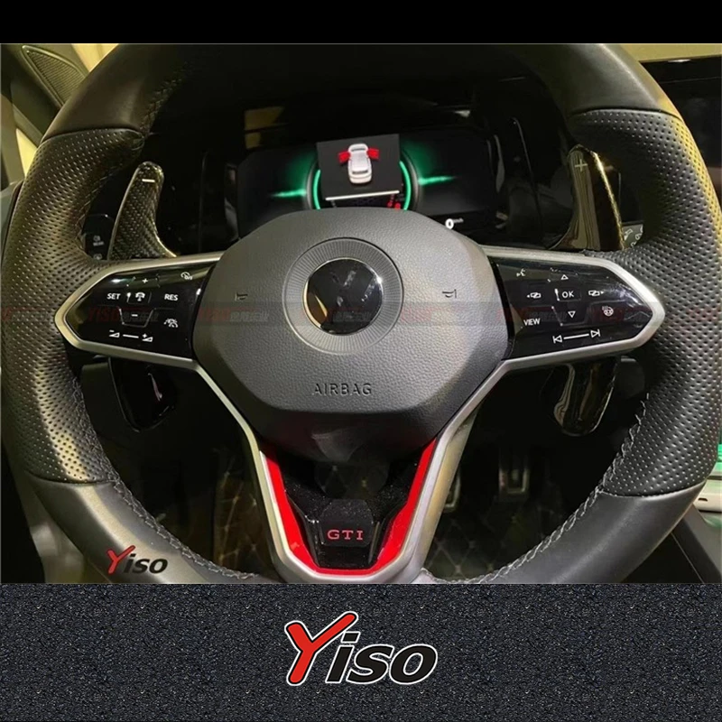 Suitable for Golf 8 GTI paddles Eight generation GTI Modified encirclement carbon fiber interior steering wheel shift paddles