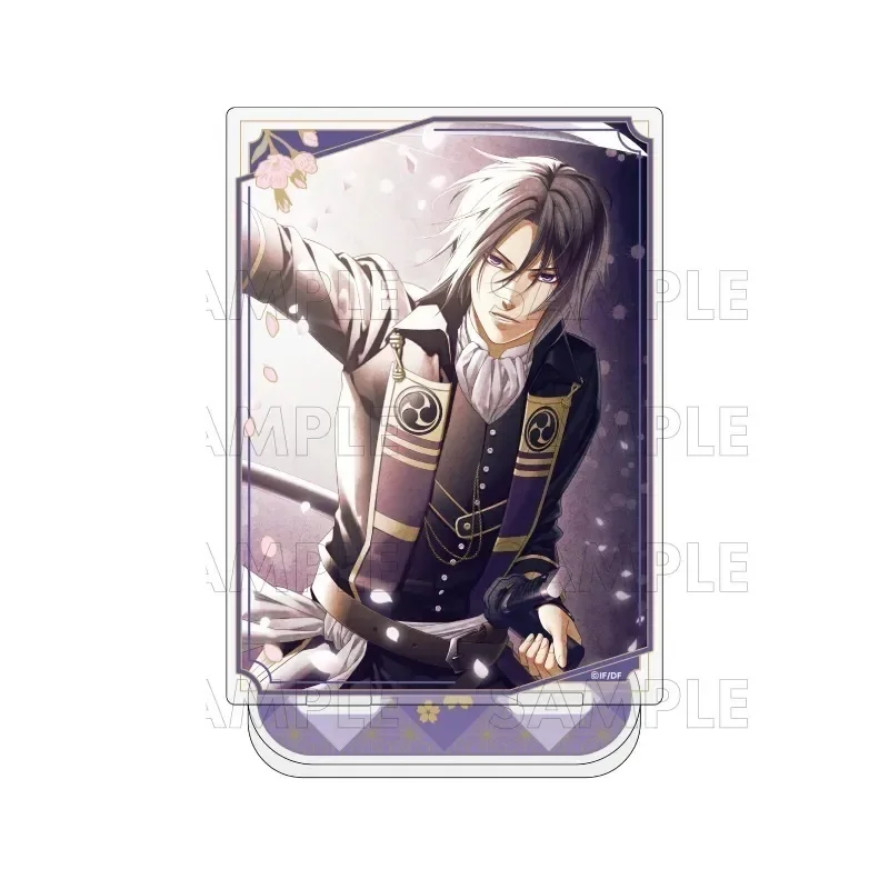 Anime Hakuouki 15cm Acrylic Stand, Hijikata Toshizou Battle Scene Figure, Easter Desktop Decor Gift keychain