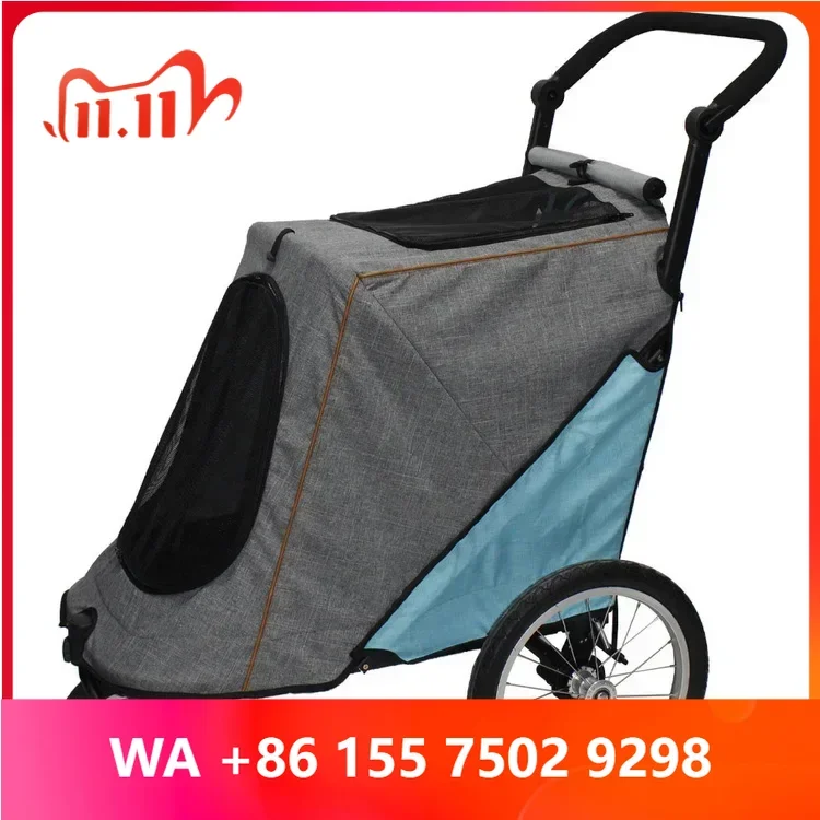 3 Wheels Luxury Pet Stroller for Large Dogs