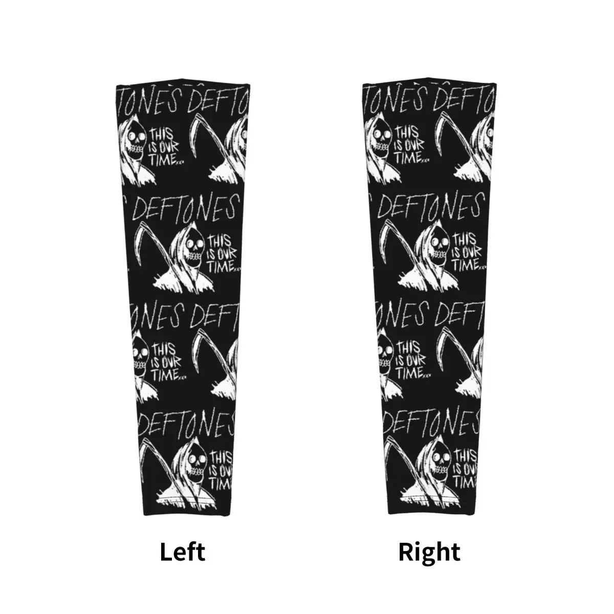 Mangas de brazo Deftones Punk Rock de Metal para hombres y mujeres, protección solar UV, cubierta de tatuaje, deportes, refrigeración, ciclismo
