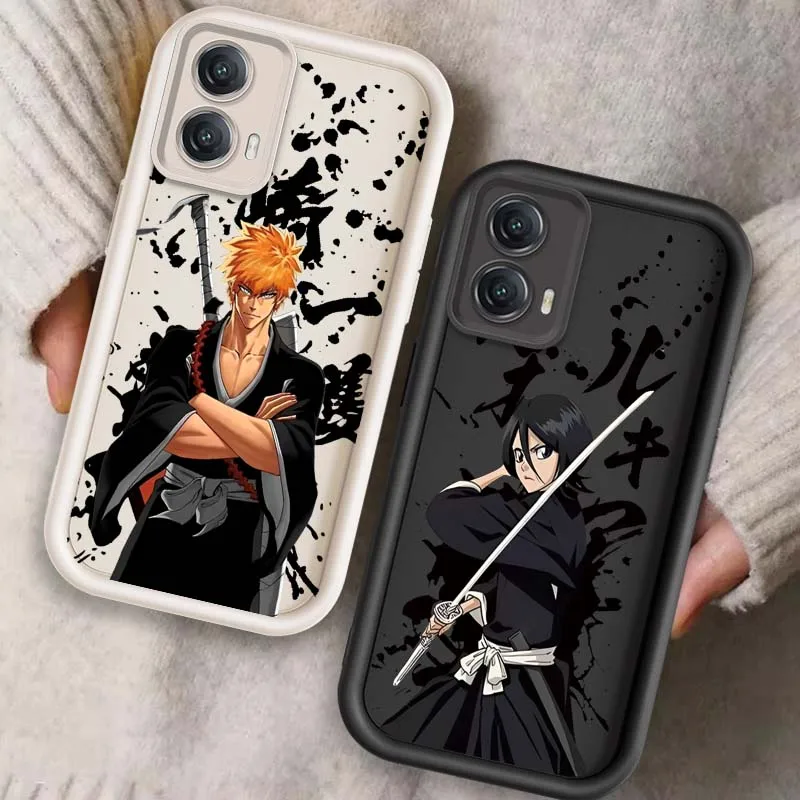

Bleach Anime Pattern For Motorola G85 Edge 50 60 G54 G35 E14 G04 G34 G Stylus G54 G13 G32 G14 5G Eye Ladder