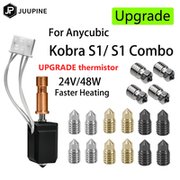 For Anycubic Kobra S1 Hotend 200k Upgrade Ceramic Heating Nozzle Kobra S1 Combo Hotend 24V 48W Rapid Heating Kobra S1 Accessory