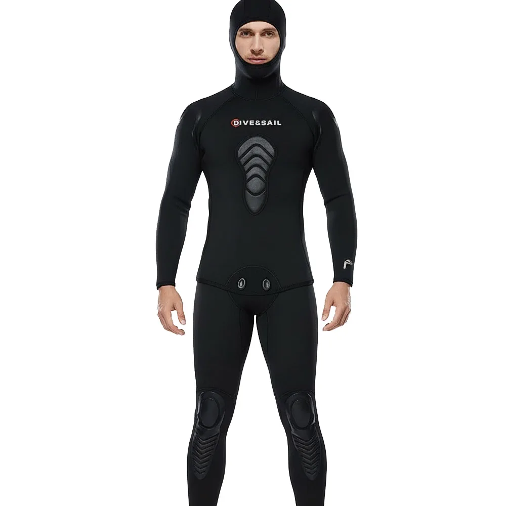 Men\'s 3mm Wetsuit Open Cell Neoprene 2piece Set for Scuba, Freediving and Spearfishing Wet Diving Suit