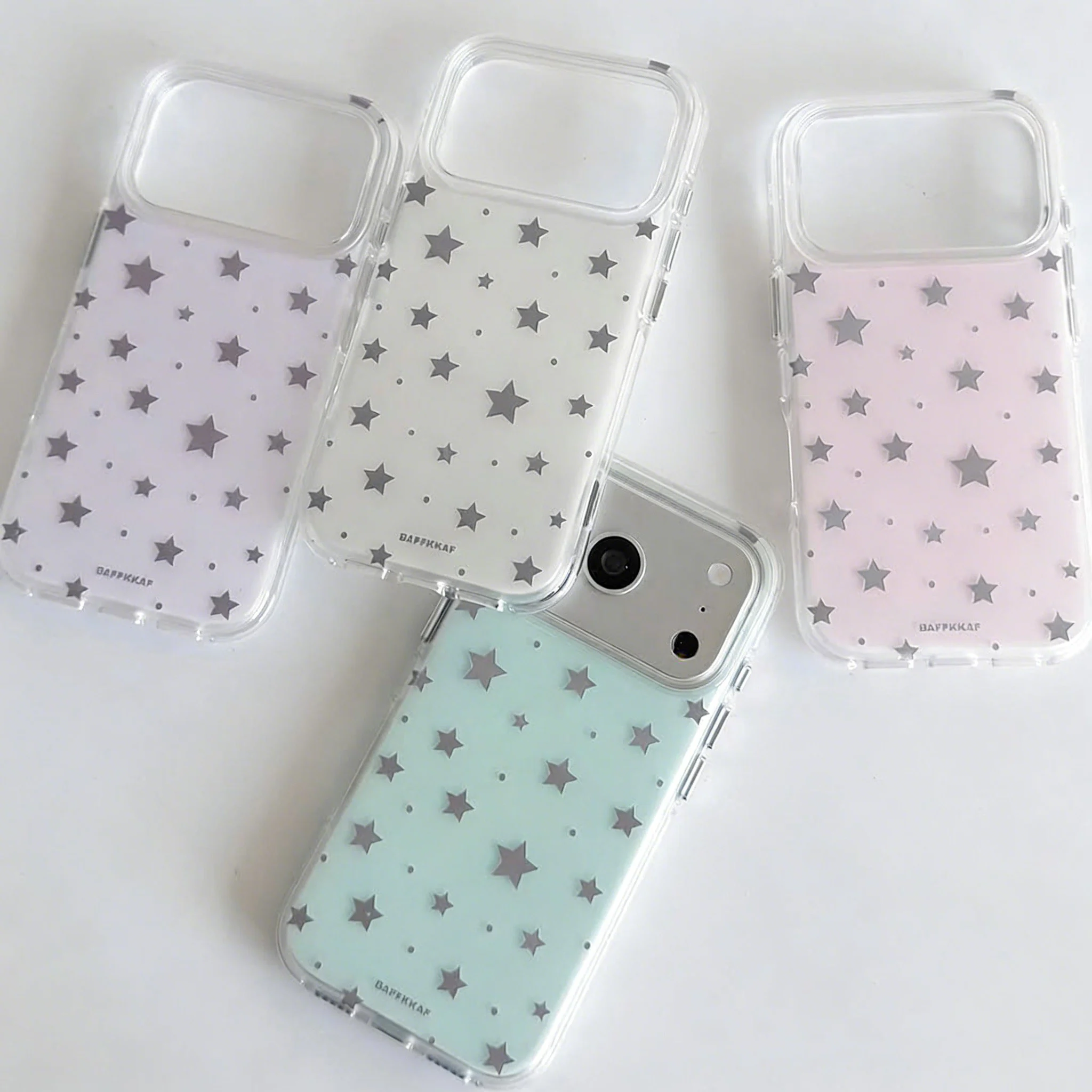 Clmj Color Star Phone Case for Samsung Galaxy A37 A57 A17 A07 A56 A36 A26 A73 A55 A54 A53 A52 A34 A33 A23 A14 A13 4G 5G
