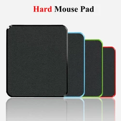 Rigid Mouse Pad Hard Small Mouse Mat for Bed Sofa Durable Plastic Mousepad with Anti-slip Stickers Multi-size Fast Delivery