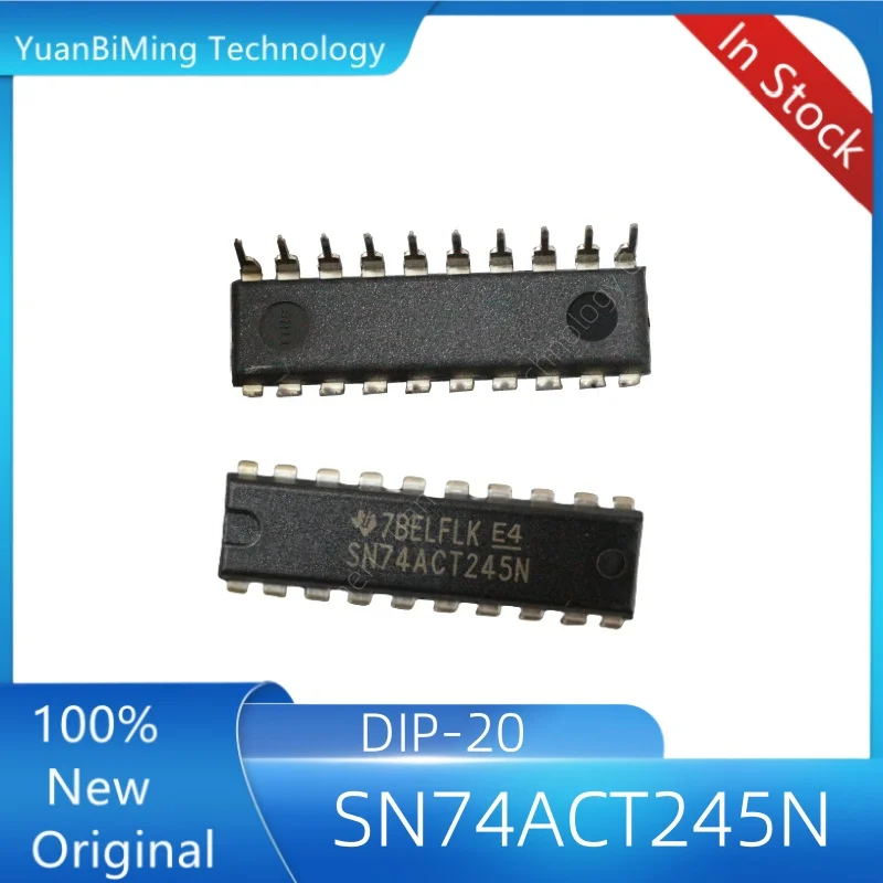 5-10pcs/lot SN74ACT245N SN74ACT245N DIP-20 Bus Transceivers Tri-State Octal 100% New Original in stock