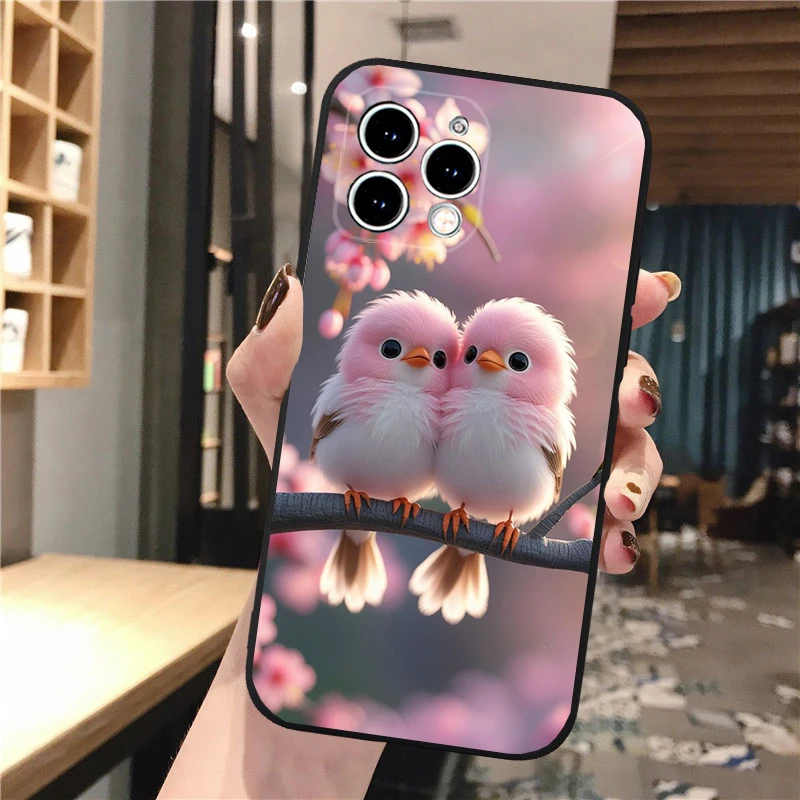 

Phone Case Carcasa Funda For iPhone 17 Pro Max 17 Air 16 15 14 13 Pro Max 15 16 Pro 15Plus Bird Parrot