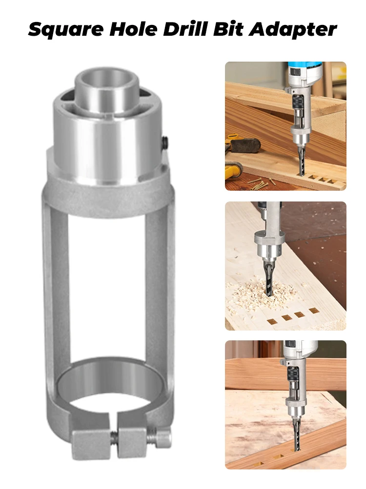 Vierkant bohrer Adapter Bohrer aufsatz für Tisch bohrer und Hand bohrer rutsch feste Vierkant bohrer