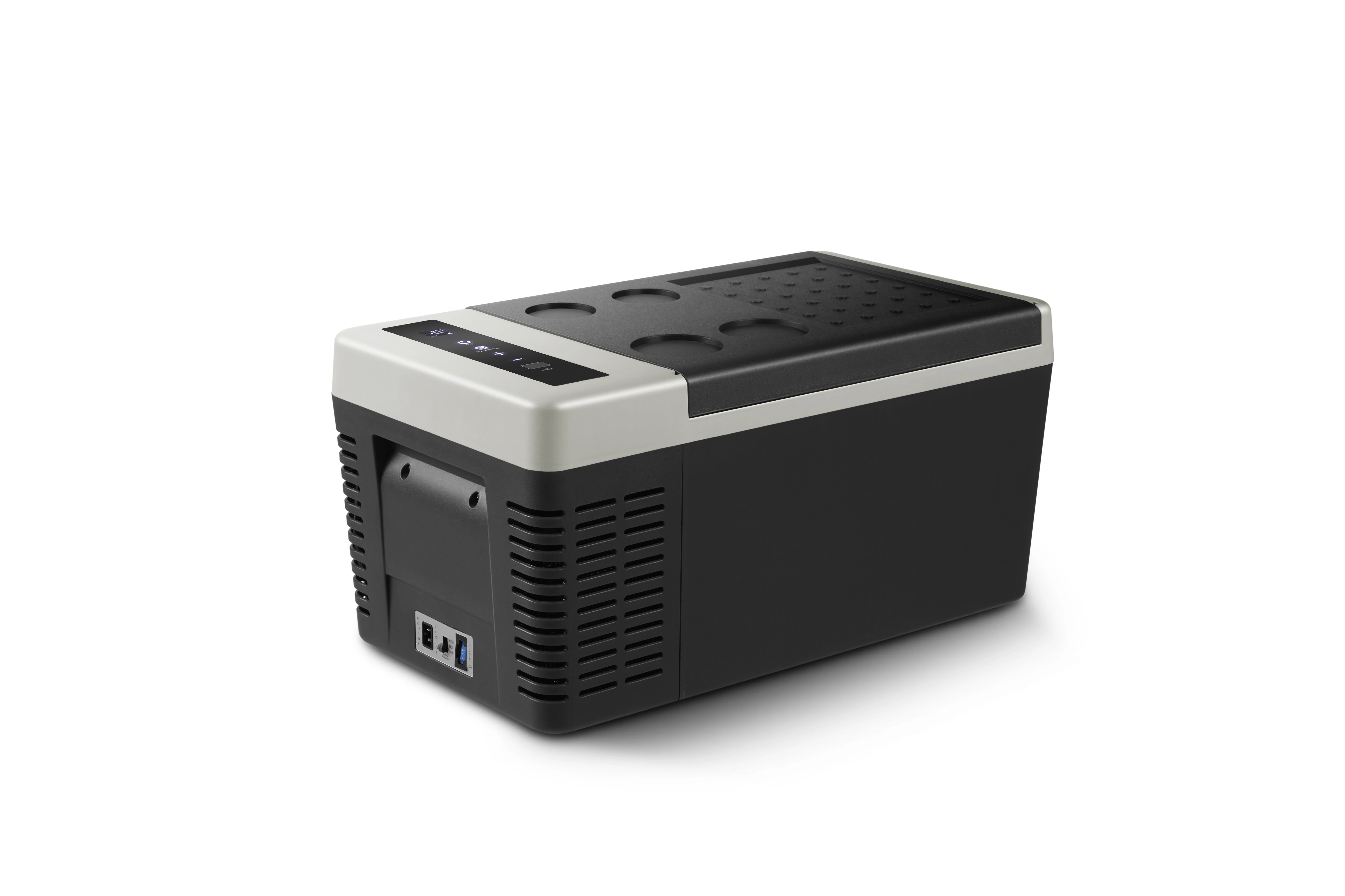 FC18-1 18L 12V 24V DC AC Outdoor Fishing Camping USB Charging Digital Display Car Portable Fridge Freezer Refrigerator