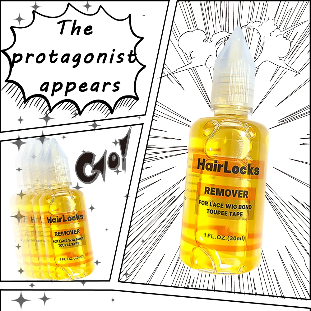 10/5/3 個の除去剤、ウィッグの接着剤、液体接着剤、ヘアグルーワックススティックに適しており、さまざまな接着剤の除去に適しています。