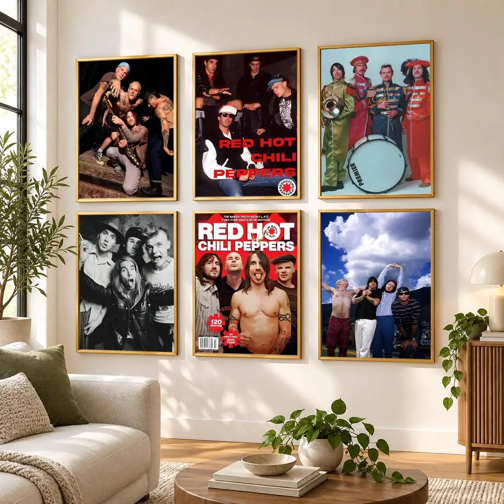 R-Red Hot Chili Peppers Poster HD art sticky wall waterproof home living room bedroom bar aesthetic decoration
