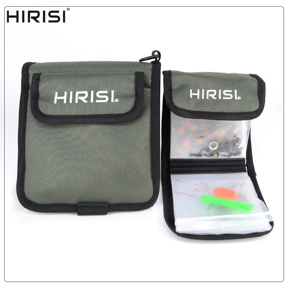 Hirisi Angeltasche für Angelzubehör, Karpfenangel-Rigs, Hair Rigs, Transparente Tragetasche, Angelzubehör-Halter – Detail 1