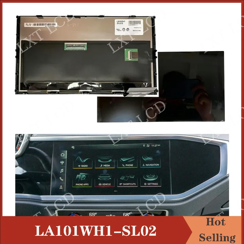LA101WH1-SL02 Original 10.1 inch LA101WH(SL)(02) LCD With Touch Screen For A-u-d-i Q3 Navigation Screen Repair