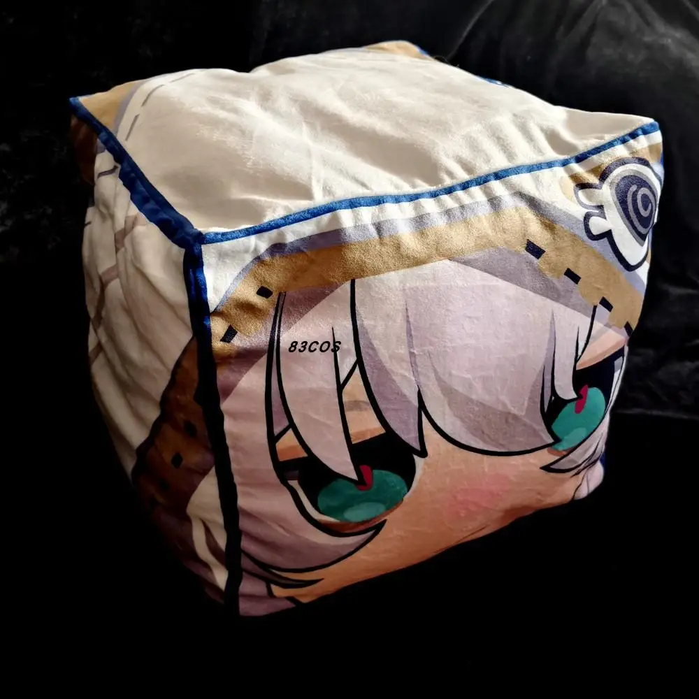 Anime Game Honkai: Star Rail Cute Plush Cube Pillow Cushion Cosplay Soft Plushie Toys  PP Cotton Xmas Gift 25cm