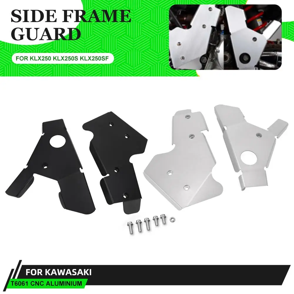 

For KAWASAKI KLX250 KLX250S KLX250SF D-TRACKER DTRACKER X 2008-2016 Left and Right Side Panel Tank Body Frame Cover Protector